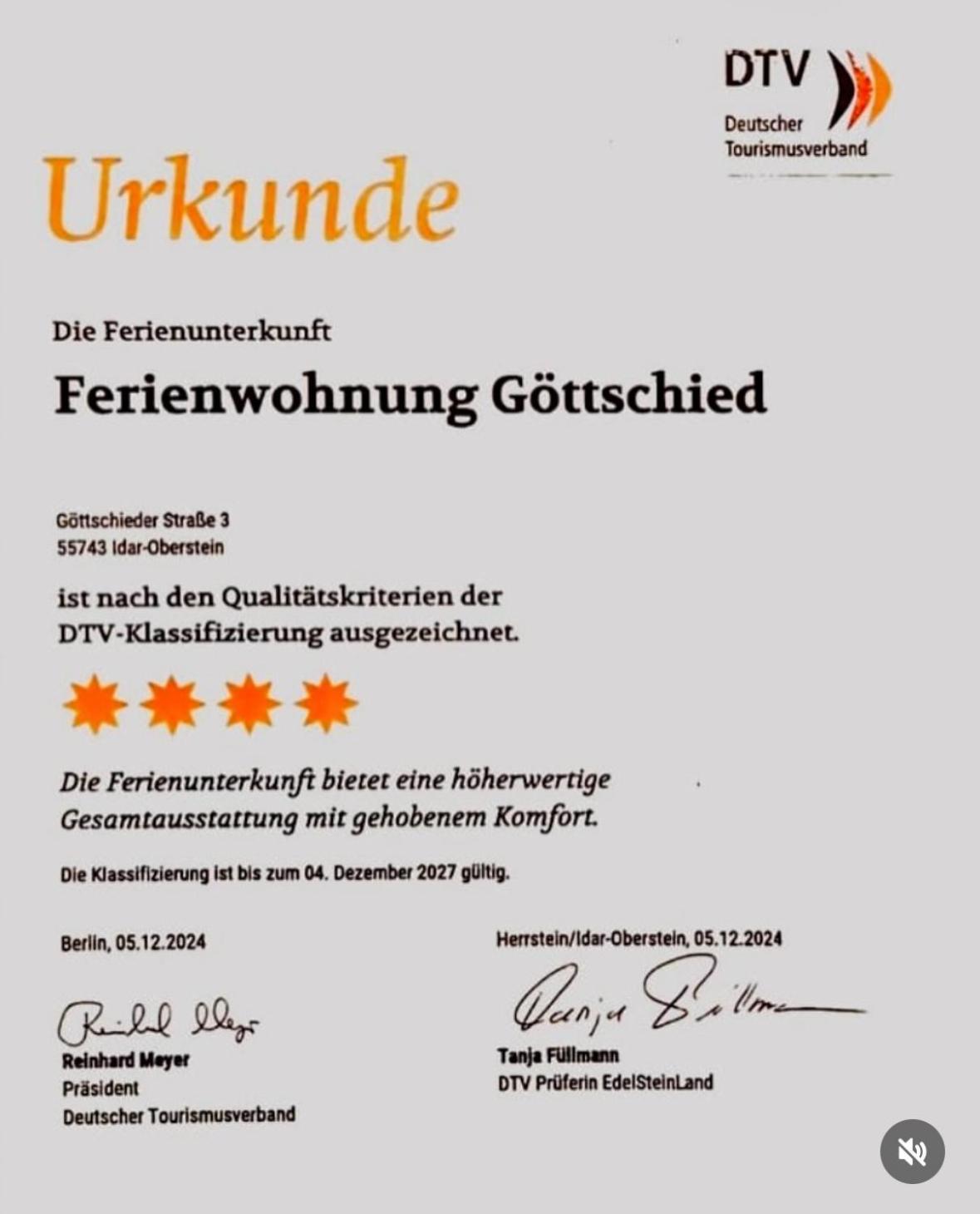 Ferienwohnung „Goettschied“ Idar-Oberstein Exteriör bild